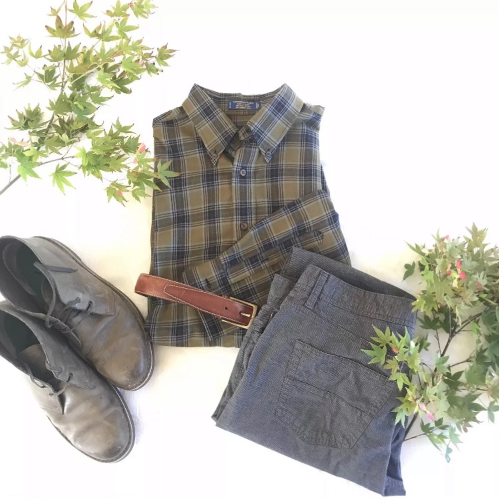 Men’s green Plaid Pendleton